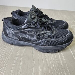 Tony Little CHEEKS Black Easy Shapers Sports Walking Shoes Size 9 1/2